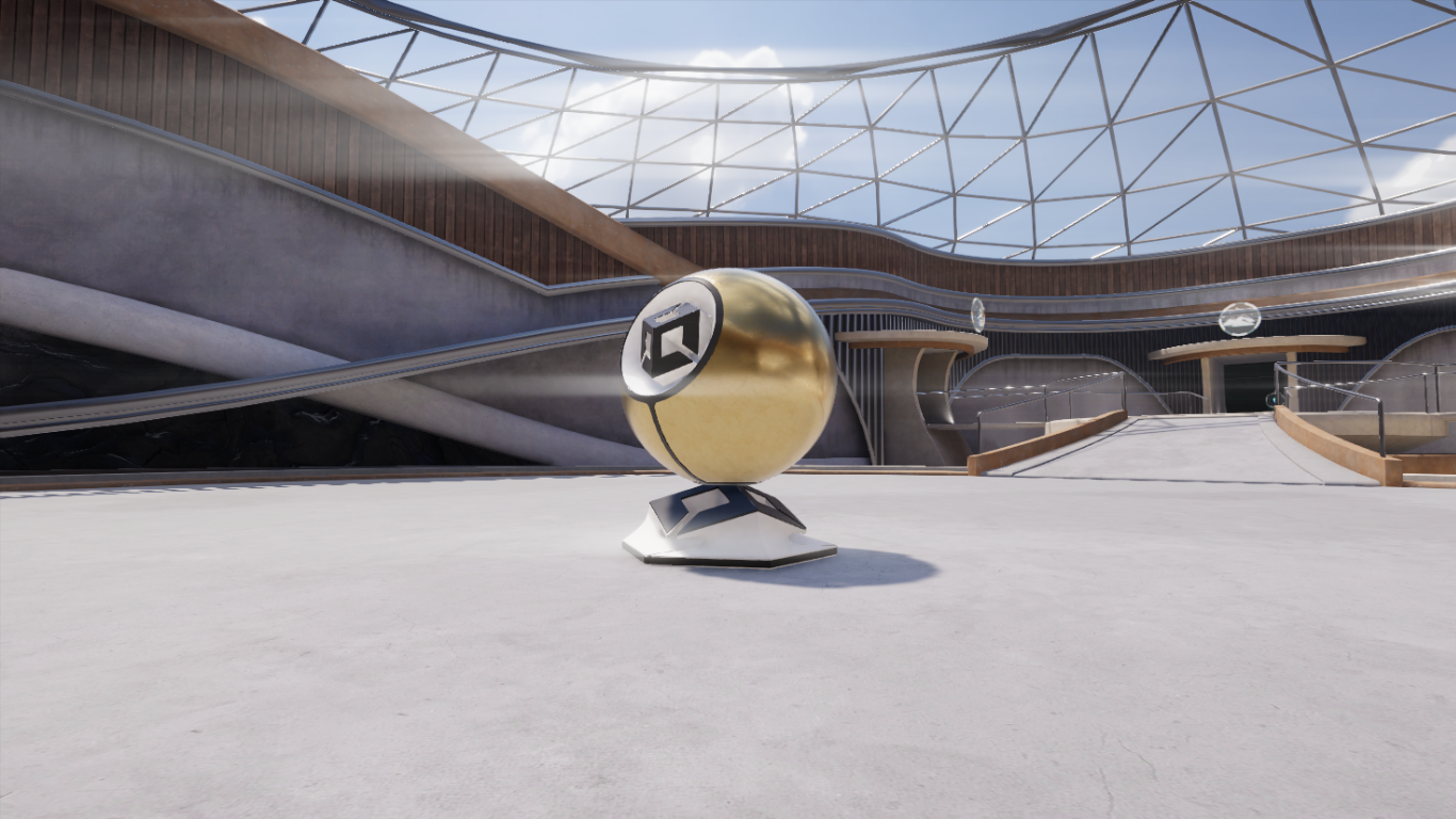 A light streaks effect which renders horizontal blurred lines over bright parts of the screen.