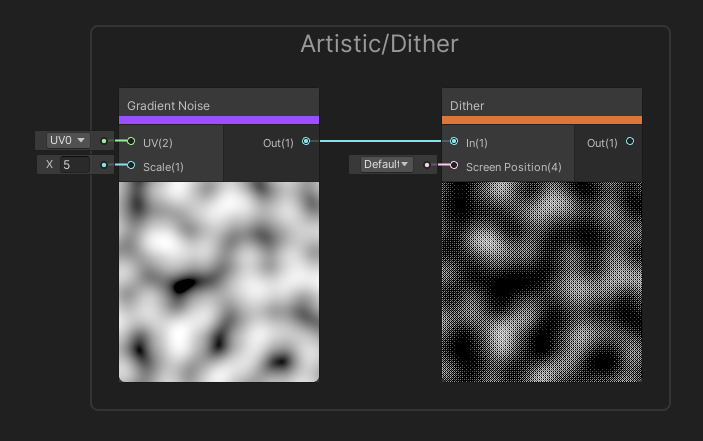 Dither.