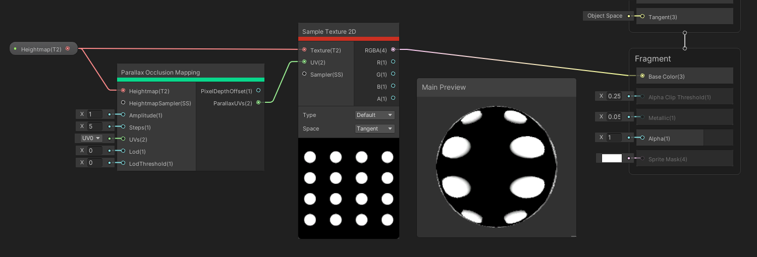 Parallax Occlusion Mapping.