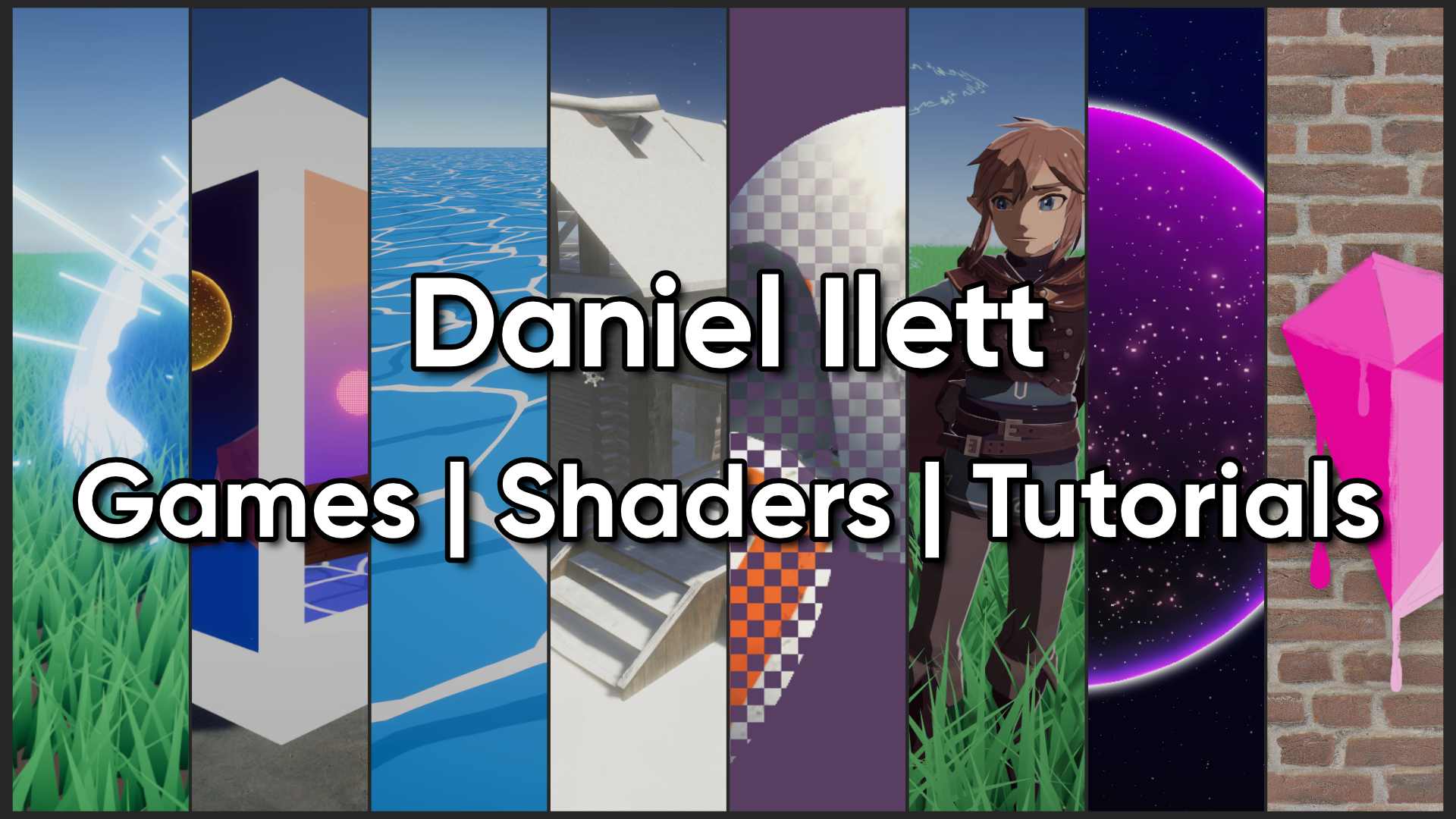 An image showing off some shaders I have made on my YouTube channel.