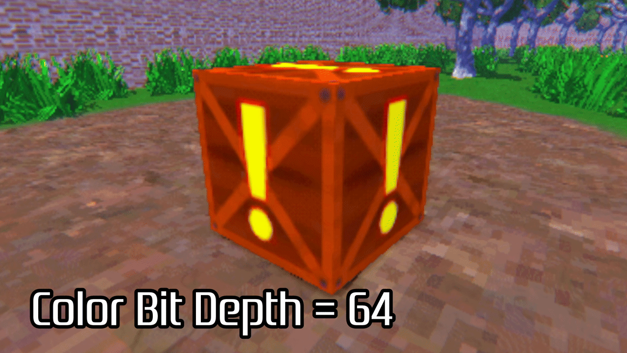 Limiting the color depth of an object. Limiting the color depth of an object.