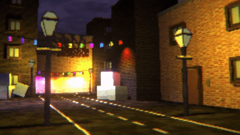 CRT Filter with VHS tracking artifacts