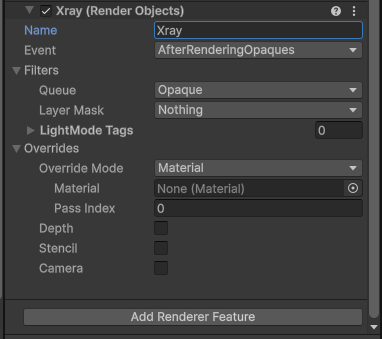 The powerful Render Objects Renderer Feature. The powerful Render Objects Renderer Feature.