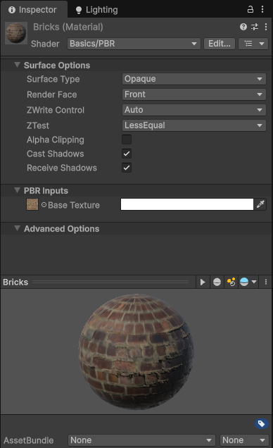 Drawing the base color and base texture on the same line in the GUI.