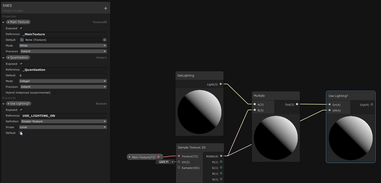 Retro Console Palettes in Shader Graph