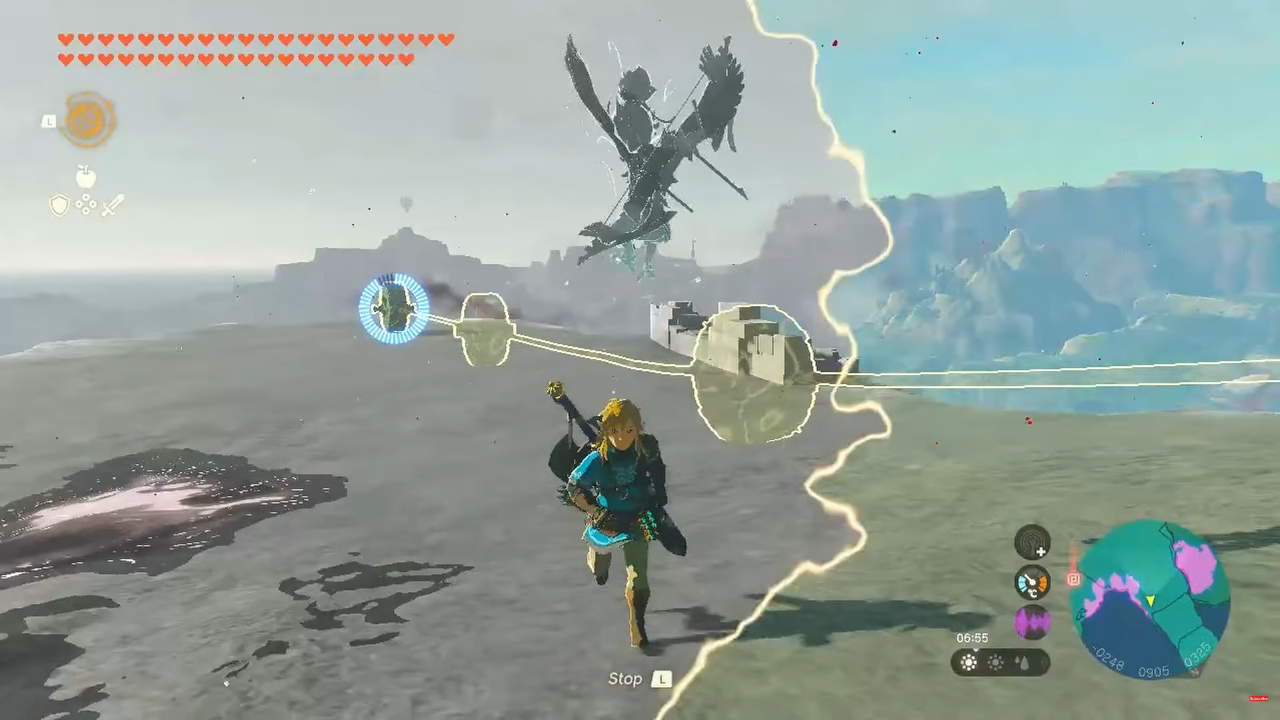 Tears of the Kingdom's Recall rune effect.